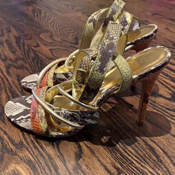 Coach Ankle Strap Stilettos - Picture 2 of 4